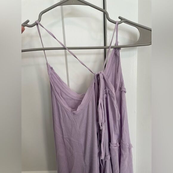 Boutique Lavender Tiered Dress - Picture 5 of 5